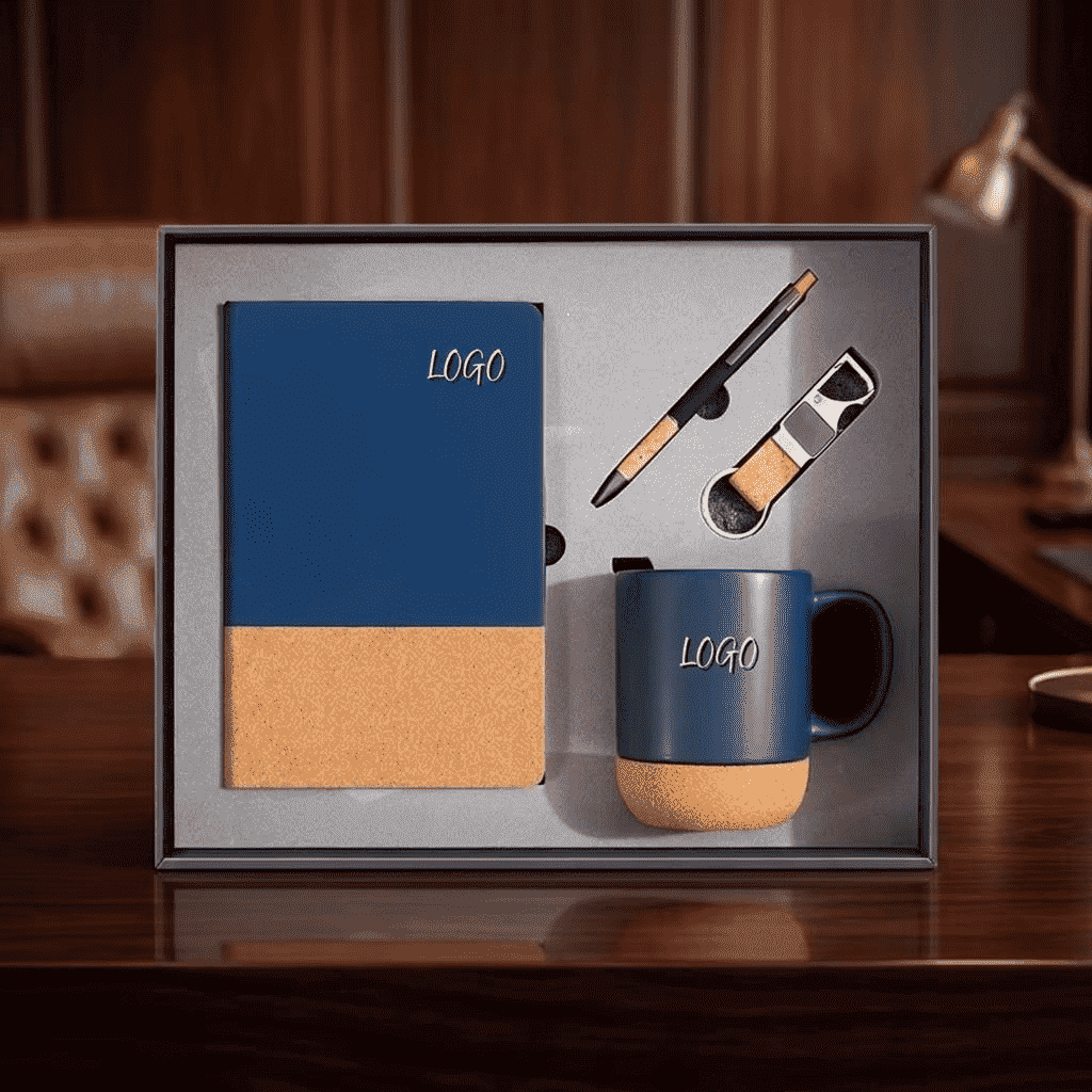 Корпоративен подаръчен комплект Premium Cork Accent